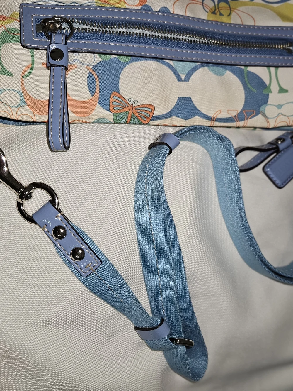 Coach Optic Butterfly Print Crossbody/Shoulder Bag